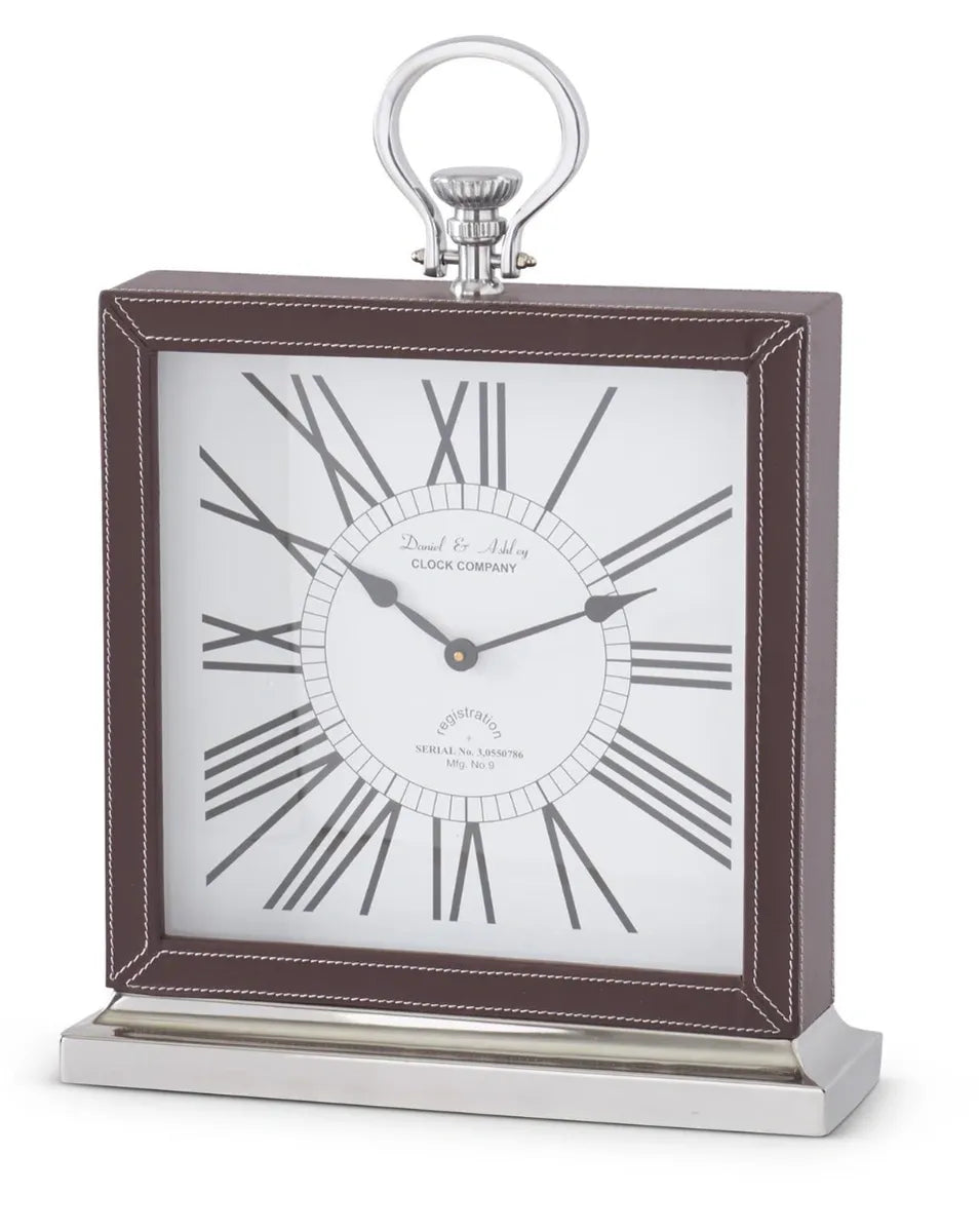 METAL ROMAN NUMERAL CLOCK