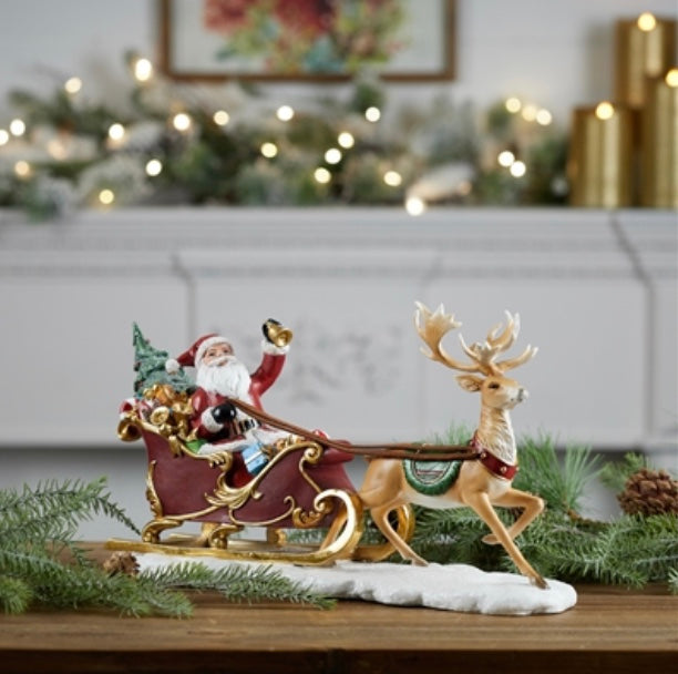 Santa w/Sleigh and Deer