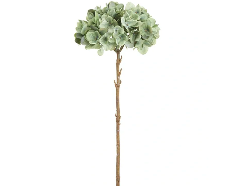 18" Hydrangea Spray Green