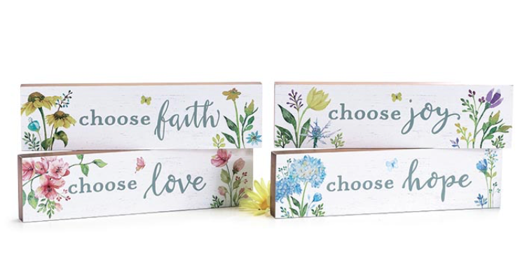 Choose FAITH sign
