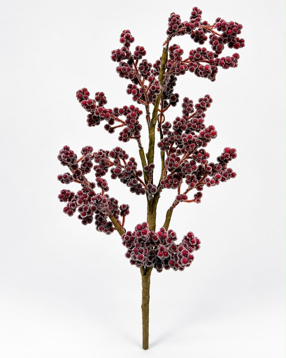 Iced Burgundy Berry Spray