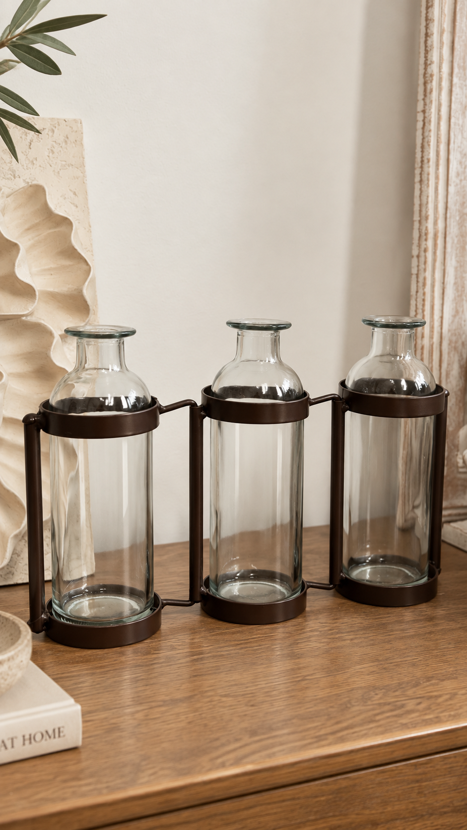 Three Bottle Vase