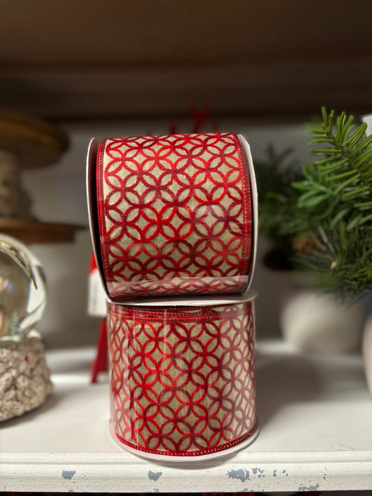 Red & Gold Ribbon