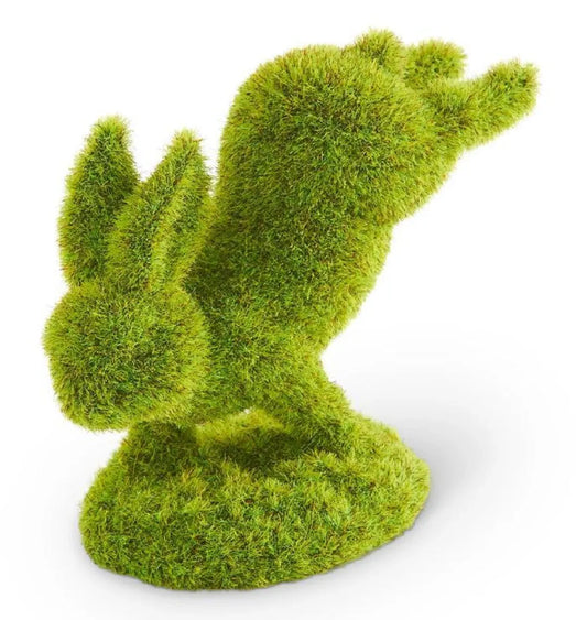 MOSS BUNNY STANDING ON FRONT FEET