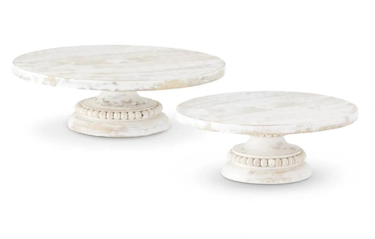 WHITEWASHED WOOD RISERS