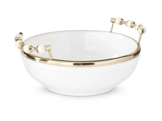 WHITE CERAMIC BOWL