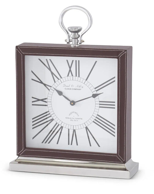 METAL ROMAN NUMERAL CLOCK