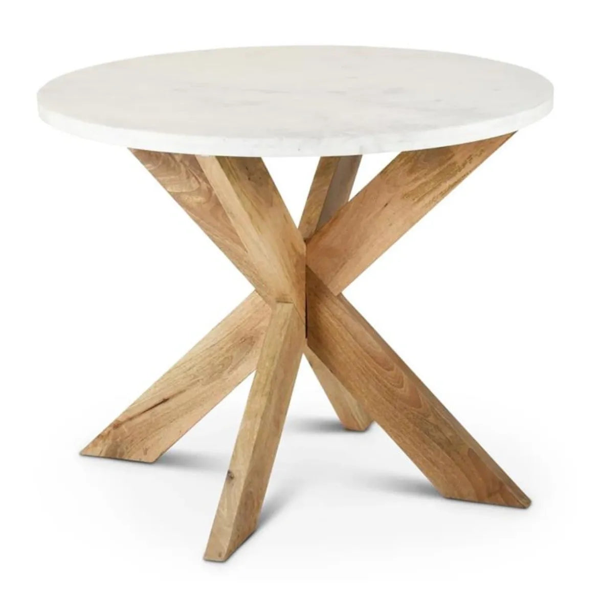 WHITE MARBLE TOP TABLE