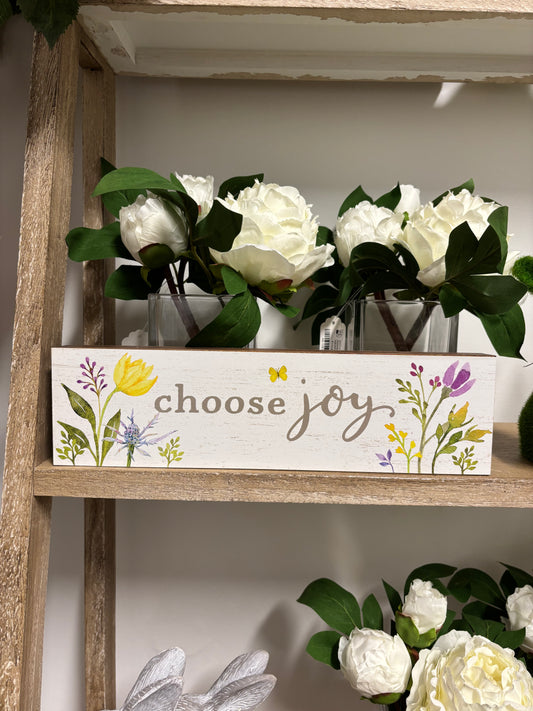 Choose JOY sign