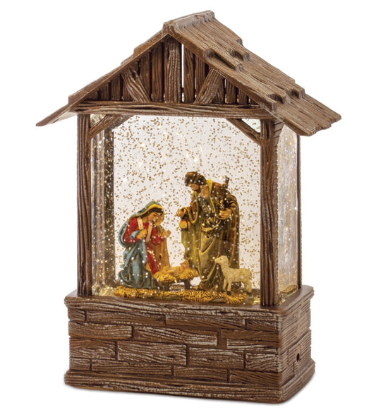 Snow Globe Holy Family