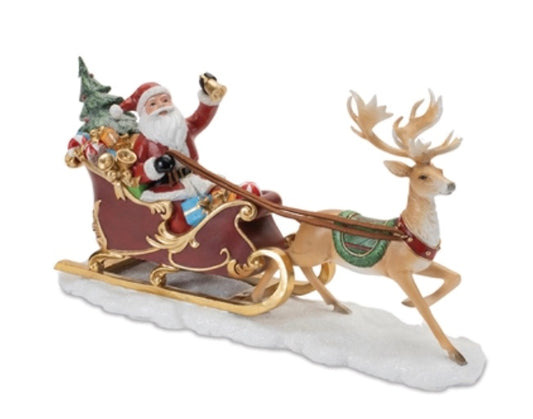 Santa w/Sleigh and Deer