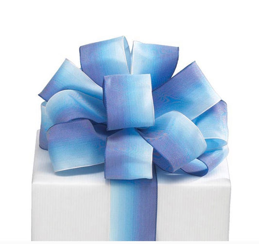 RIBBON BLUE WATERCOLOR SATIN 20Y
