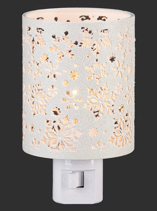 NIGHT LIGHT CYLINDER SNOW