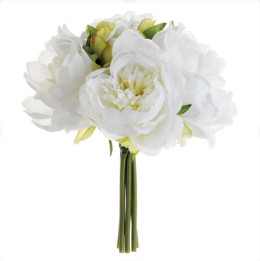 WHITE PEONY BOUQUET