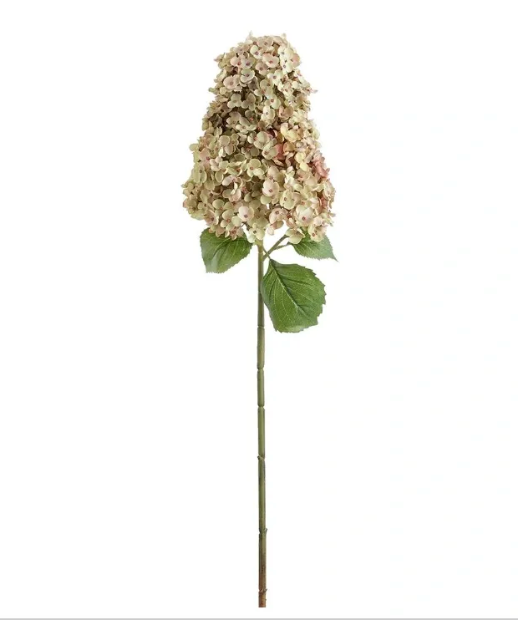 41" Cone Hydrangea Spray Green Mauve