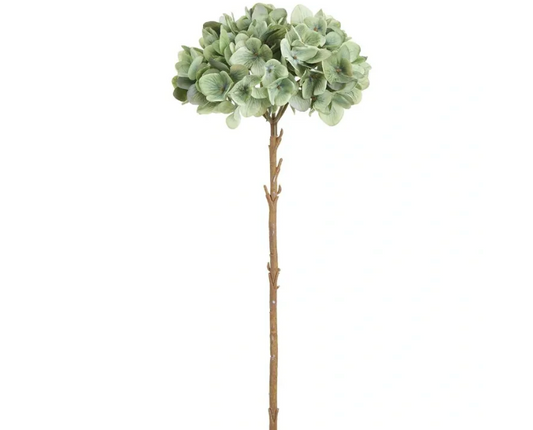 18" Hydrangea Spray Green