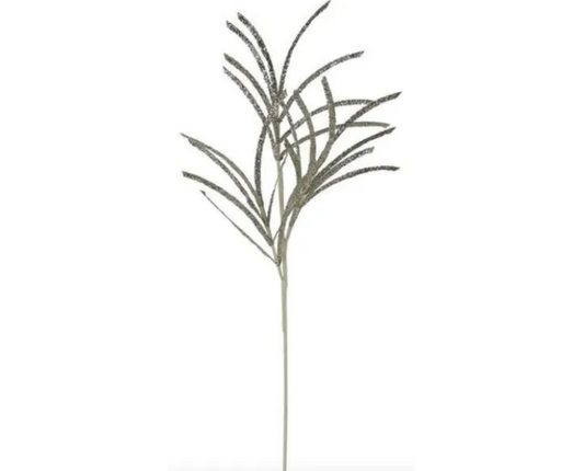 31"L GLITTERED PAPER GRASS SPRAY, CHAMPAGNE
