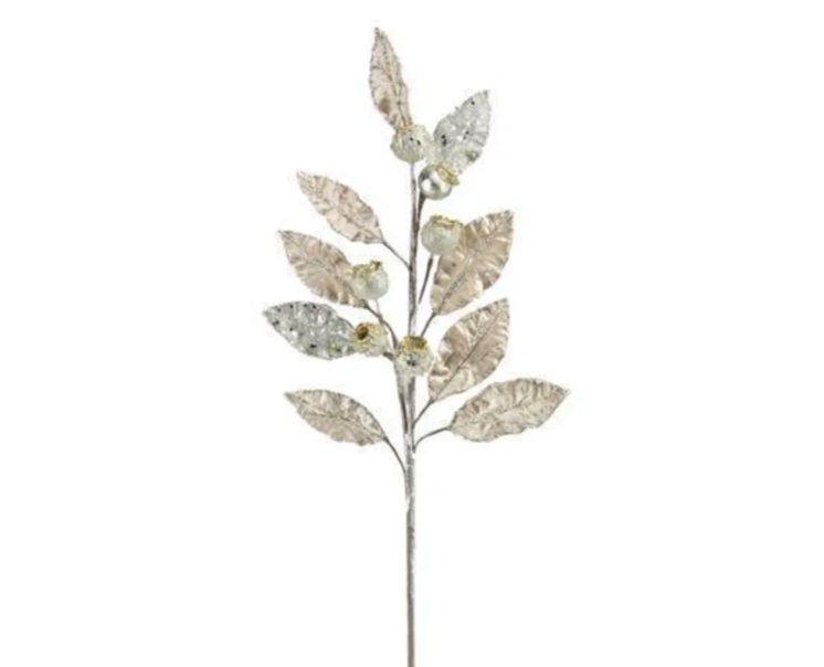 30"MAGNOLIA LF/POMEGRANATE SPRAY
