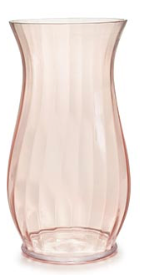 LARGE ASTD TRANSLUCENT SPRING VASE (PINK)