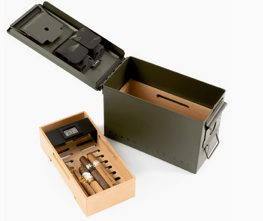 The Smoke Can - Green 50 Cal Humidor
