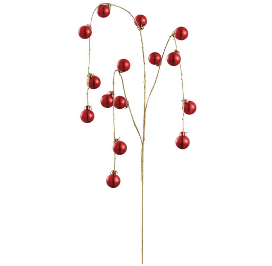 Red Plastic Ball Hanging