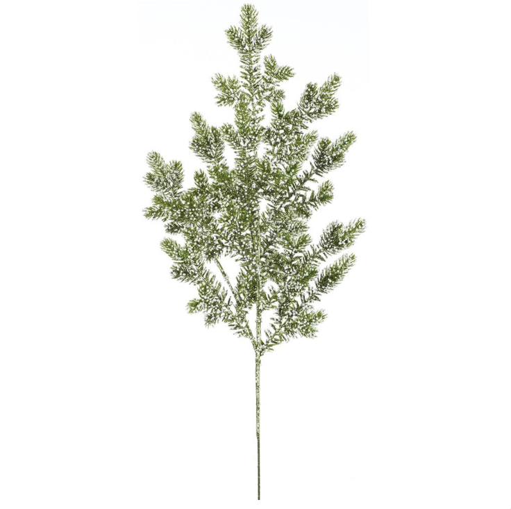 Green Glittered Mini Berry Spray