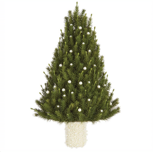 Pearl Pine Tree Wall Decor