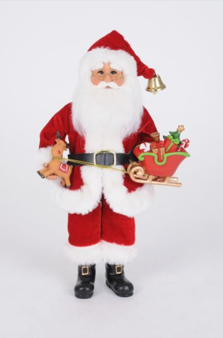 Reindeer and Sled Santa