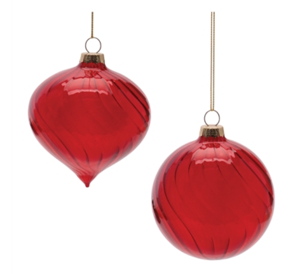 Red Glass Ornament