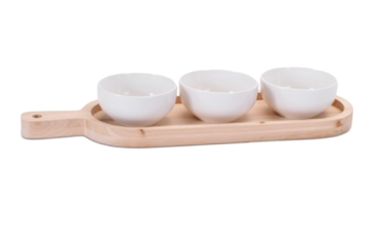 Dip and Tray Set of 4