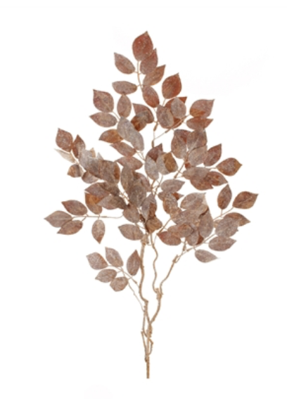 Leaf Spray with Glitter