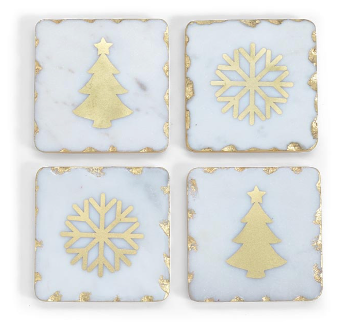 HOLIDAY MARBLE COASTER