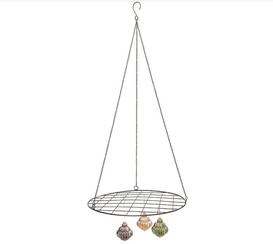 IRON AND WIRE DISPLAY DECOR WALL HANGING