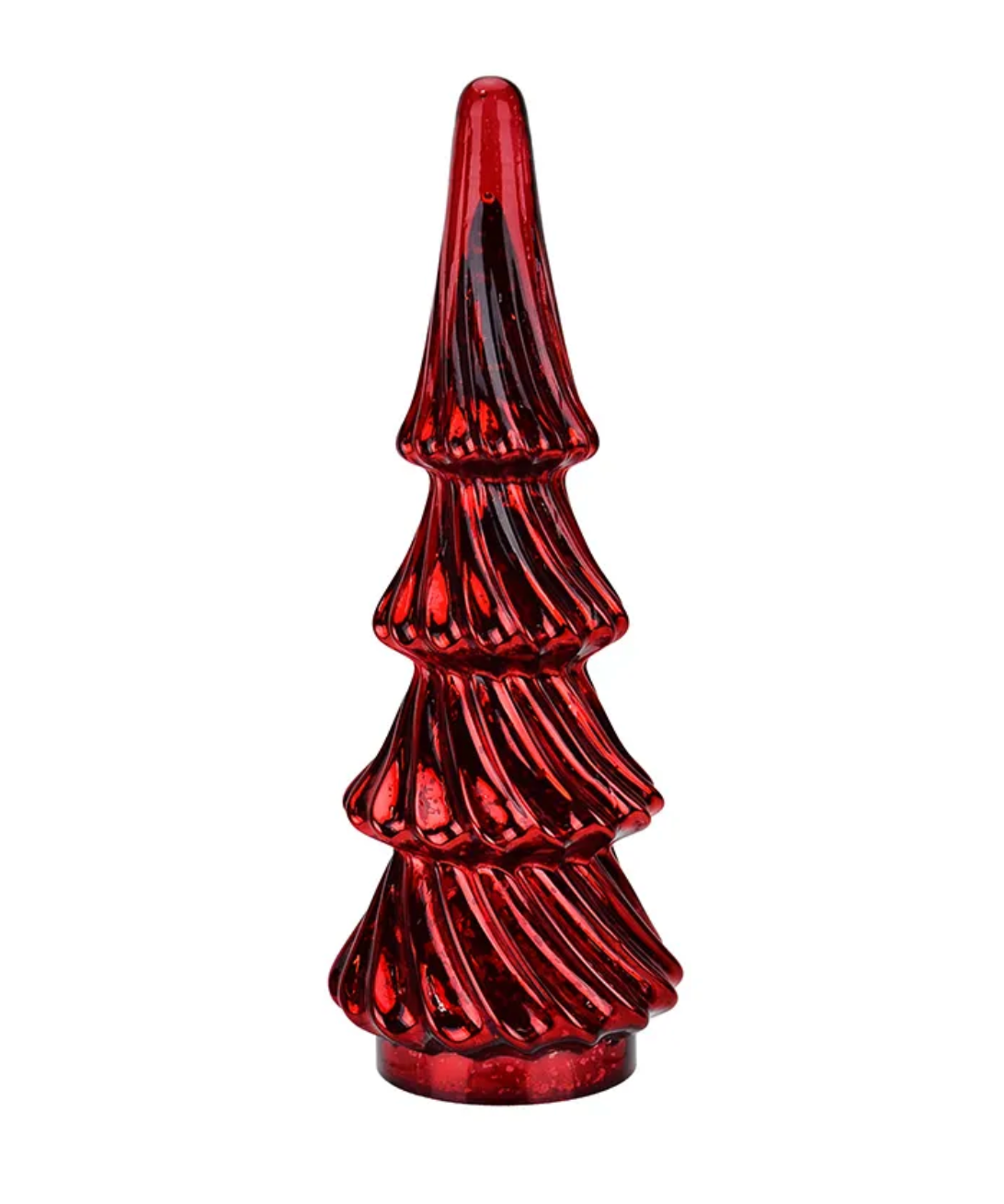 Red Glass Christmas Tree