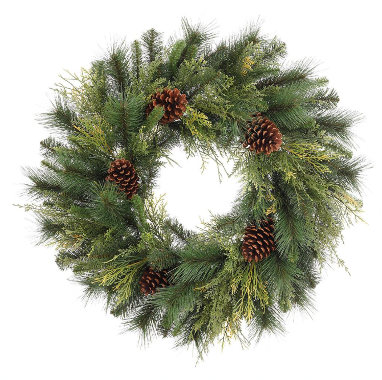 Pine Cone and Cedar Wreath