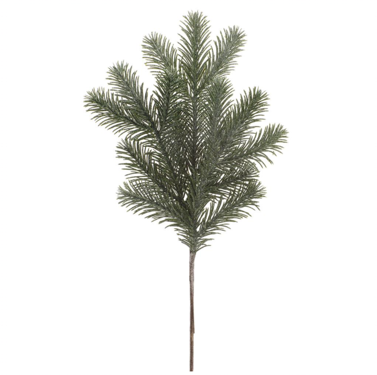 23" GLITTERED PINE SPRAY