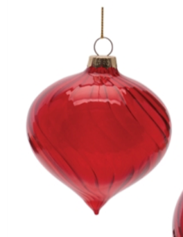 Red Glass Ornament