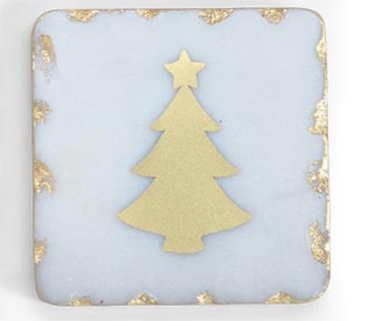 HOLIDAY MARBLE COASTER